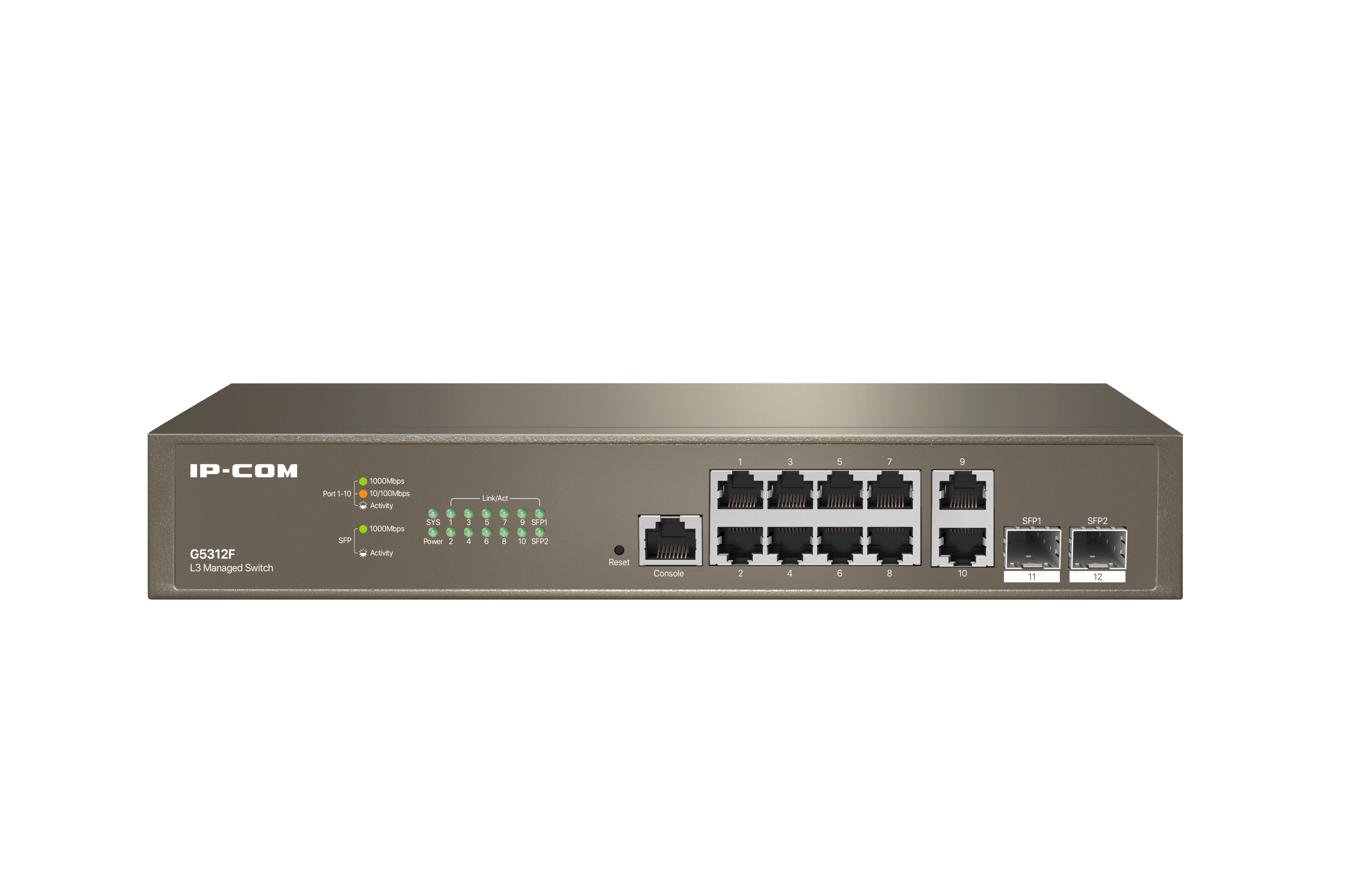 Коммутатор 16PORT 1000M G1016G IP-COM