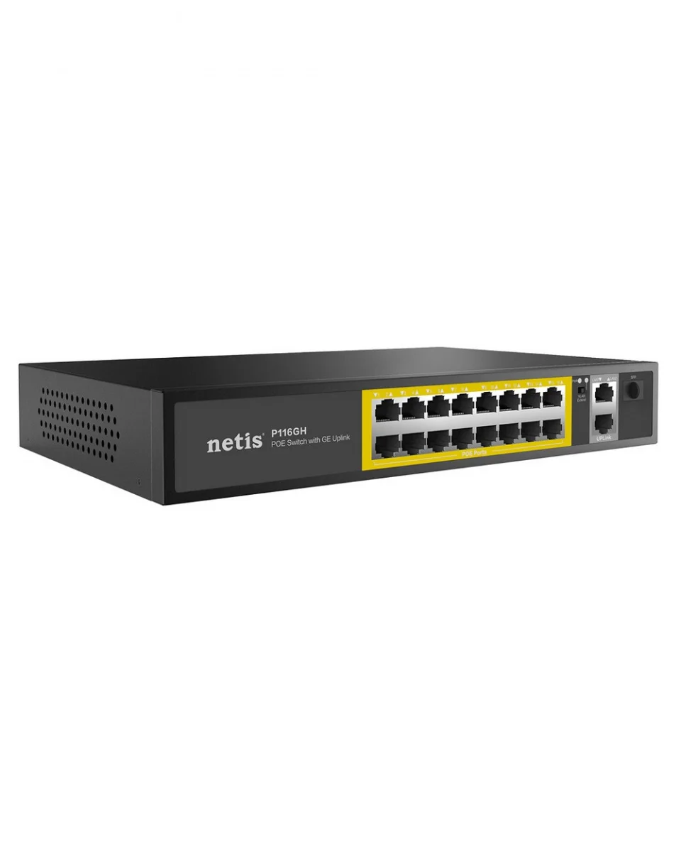 Коммутатор 24PORT 10/100M POE 4GE COMBO P124GH Netis