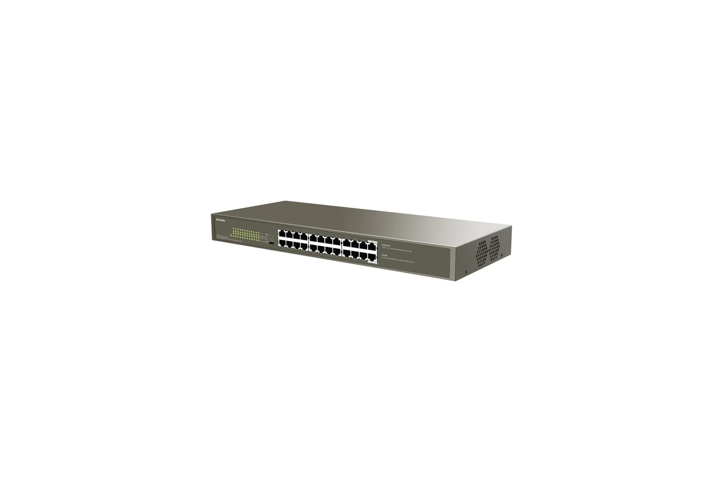 Коммутатор 24PORT 4POE TEG1124P-24-250W Tenda