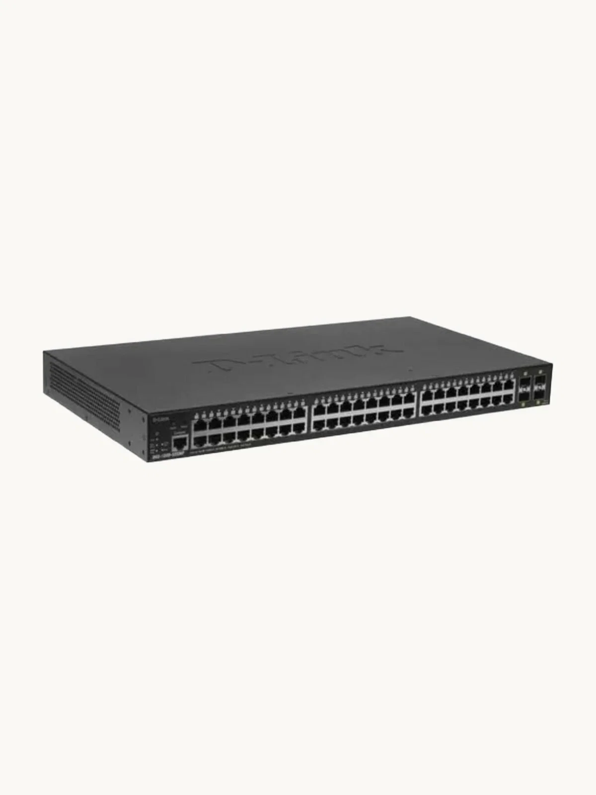 Коммутатор 48-port Gigabit PoE+ L2+ switch, 48 802.3af/at PoE+ ports, 4 Gb SFP slots, 1 RJ-45 + 1Micro-USB console ports, 348W PoE budget