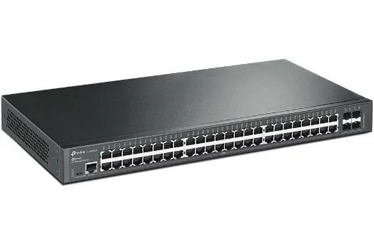Коммутатор 48-портовый гигабитный управляемый уровня 2+ TP-Link TL-SG3452X JetStream с четырьмя слотами SFP+ 10 Гбит/с