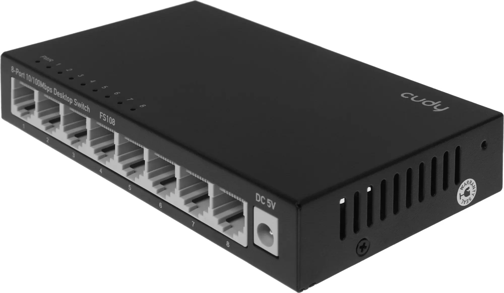 Коммутатор 8-Port 10/100 Mbps Desktop Switch, 8 10/100M RJ45 Ports, Loop Detection, Metal Case, Power Saving, Plug & Play