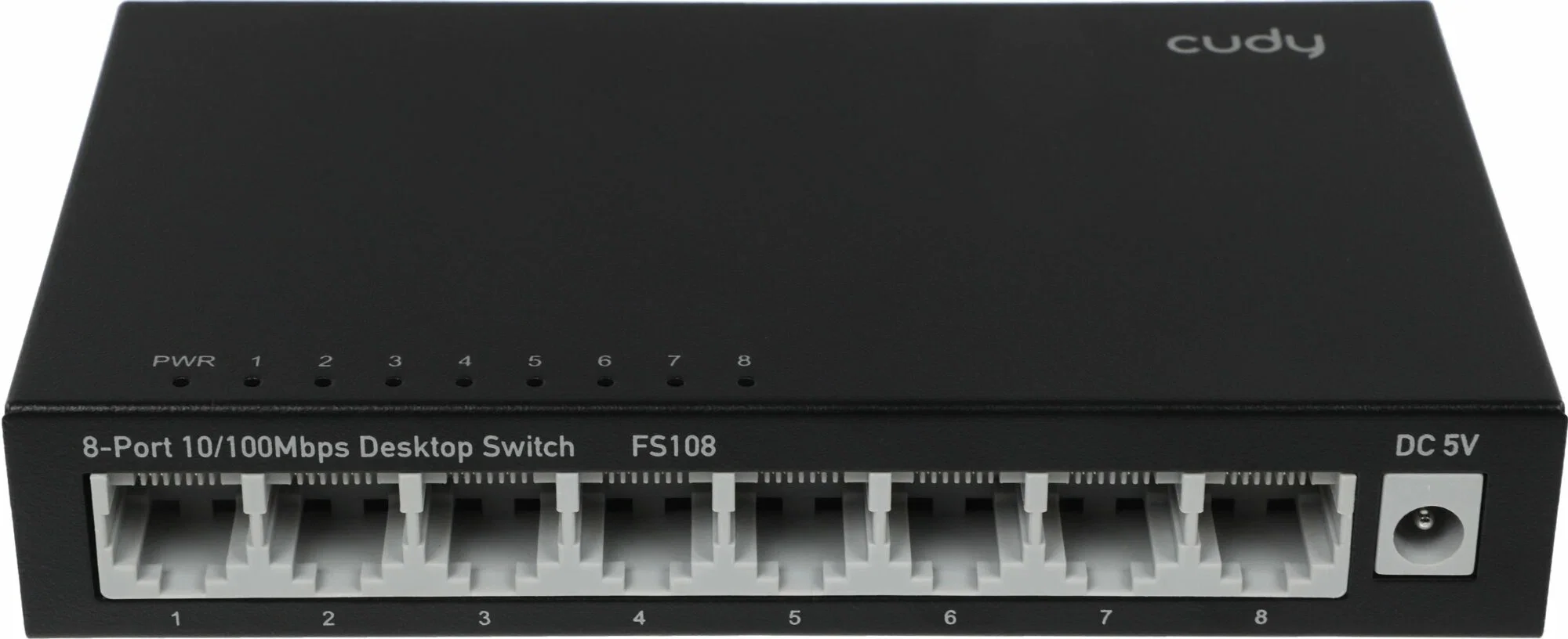 Коммутатор 8-Port 10/100 Mbps Desktop Switch, 8 10/100M RJ45 Ports, Loop Detection, Metal Case, Power Saving, Plug & Play