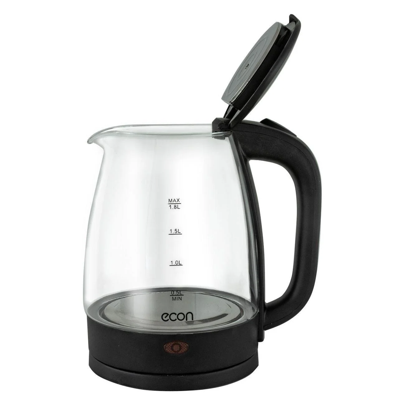 Эл,чайник ECON ECO-1825KE 1500Вт, 1,8л, стекло