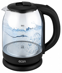Эл,чайник ECON ECO-1835KE (1500 Вт, 1,8 л, стекло)