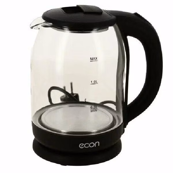 Эл,чайник ECON ECO-1835KE (1500 Вт, 1,8 л, стекло)