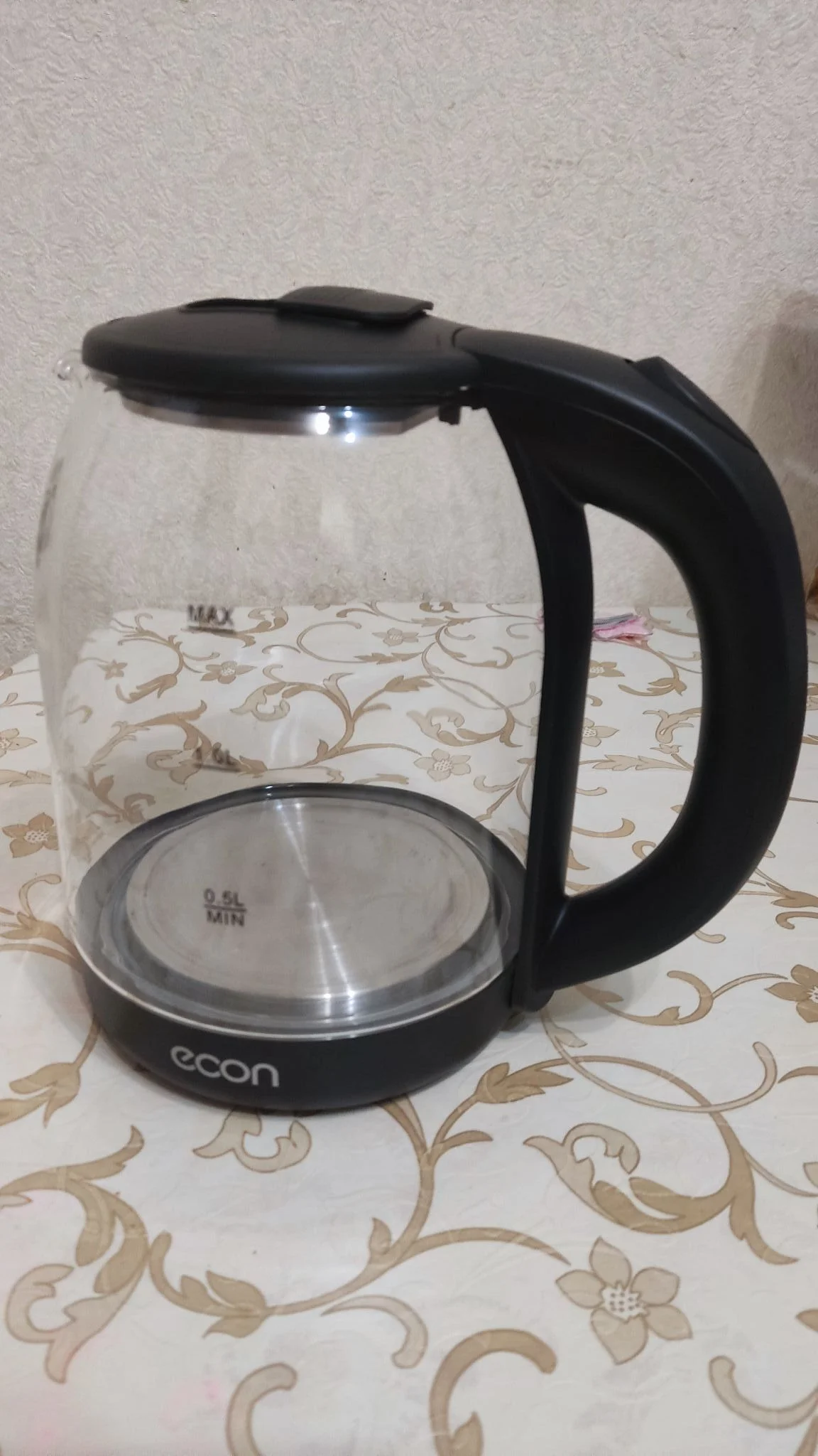 Эл,чайник ECON ECO-1835KE (1500 Вт, 1,8 л, стекло)