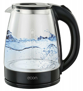 Эл,чайник econ ECO-1845KE (1500 Вт, 1,8 л, стекло)