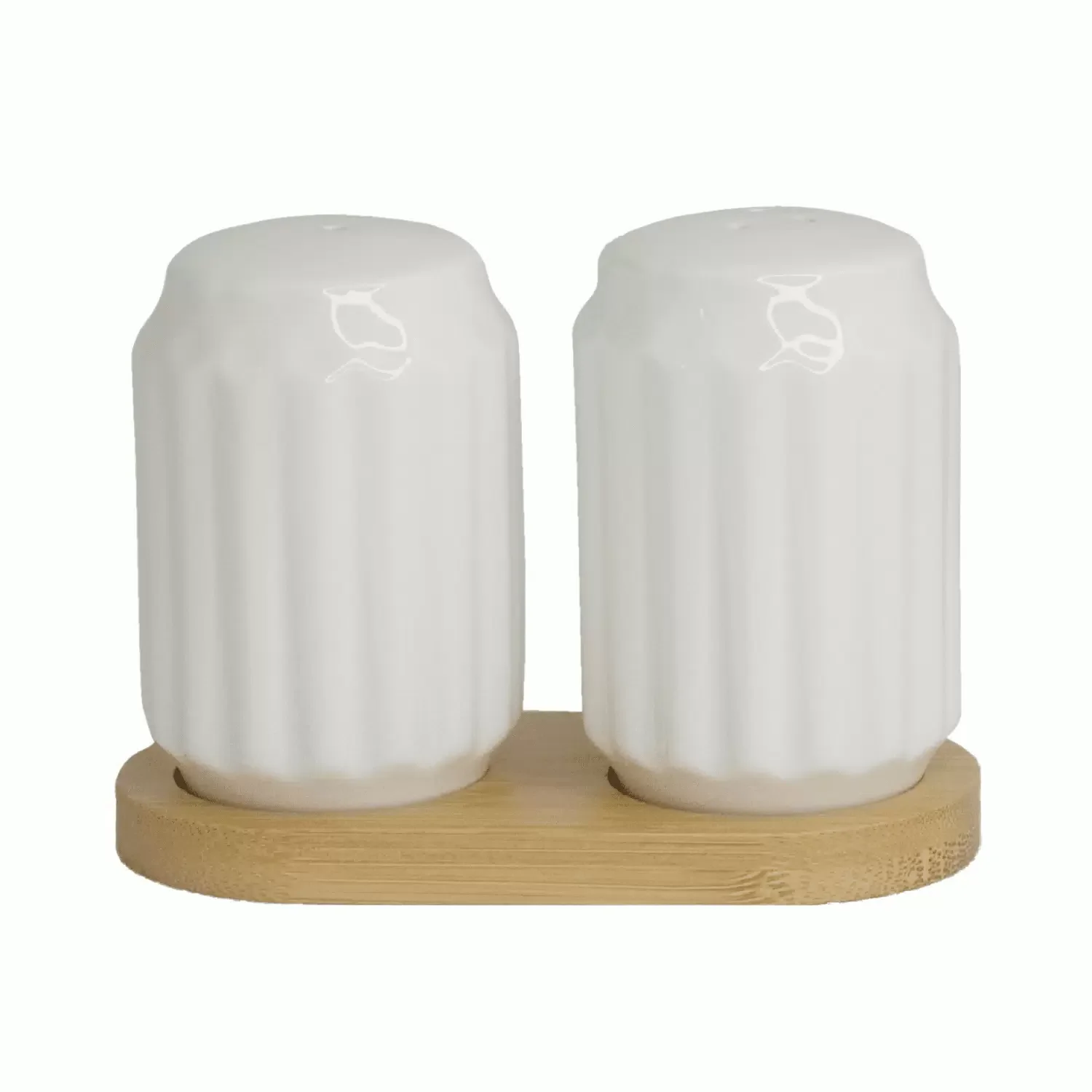140-163 Набор солонок на подставке BAMBOO в под.уп.(х48)Фарфор