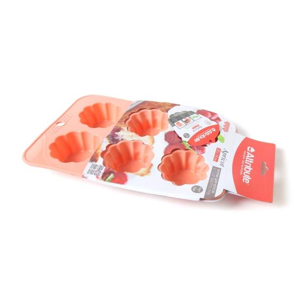 ATTRIBUTE APRICOT Форма для кексов 6шт