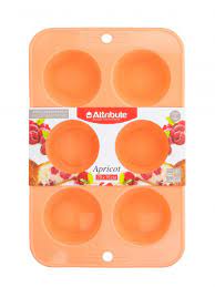 ATTRIBUTE APRICOT Форма для маффинов 6шт