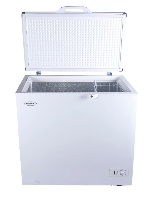 Морозильный ларь RENOVA FC-235C (серебро) объем 235л, механика 1корзина