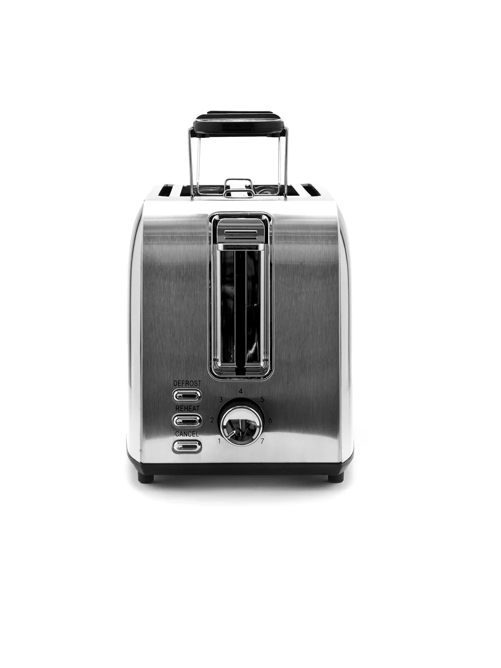 Тостер BRAYER BR2110, 850 Вт, 7 реж, автодогр, размор, отмена, автоотключ,2 тоста одновр, съем.подд