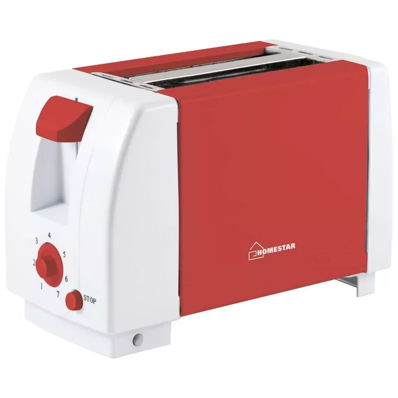 Тостер HOMESTAR HS-2002 коралл (750Вт,7 степеней прожарки)
