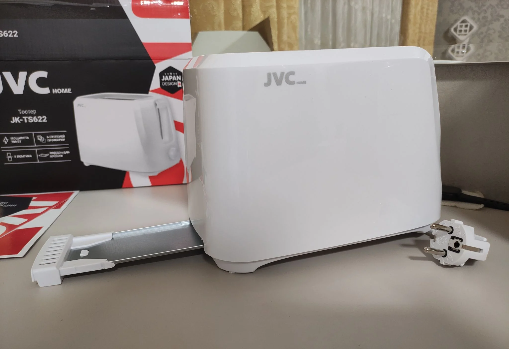 Тостер JVC JK-TS622 700Вт, 6 режимов