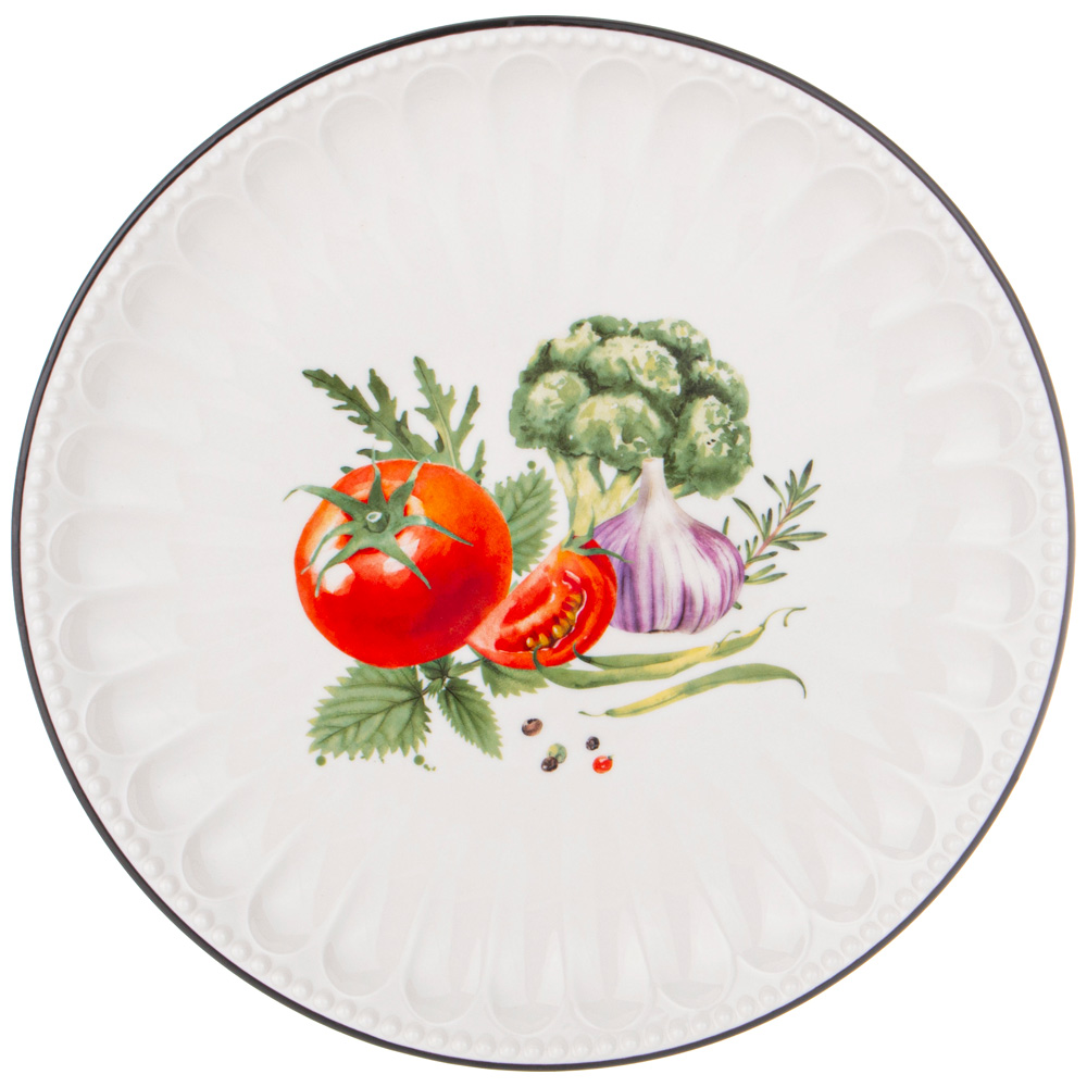 НАБОР ТАРЕЛОК ОБЕДЕННЫХ LEFARD "KITCHEN PASSIONS" 2 ШТ. 26*2,8 СМ (КОР=9НАБ.)