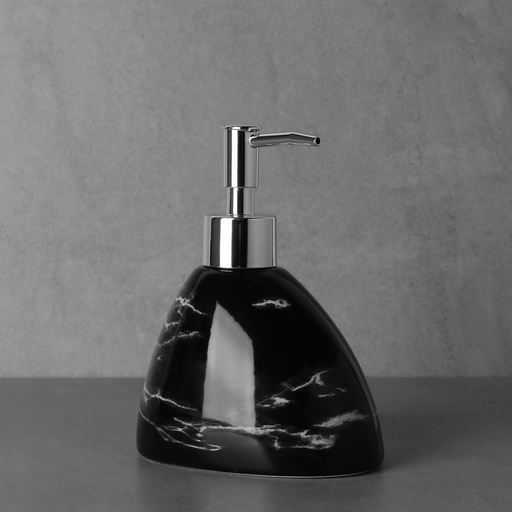 VETTA Дозатор для жидкого мыла Marble, керамика, 2 цвета — фото 5