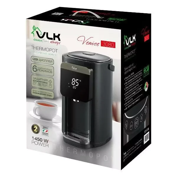 Термопот VLK Venice-3080, серо-оливковый
