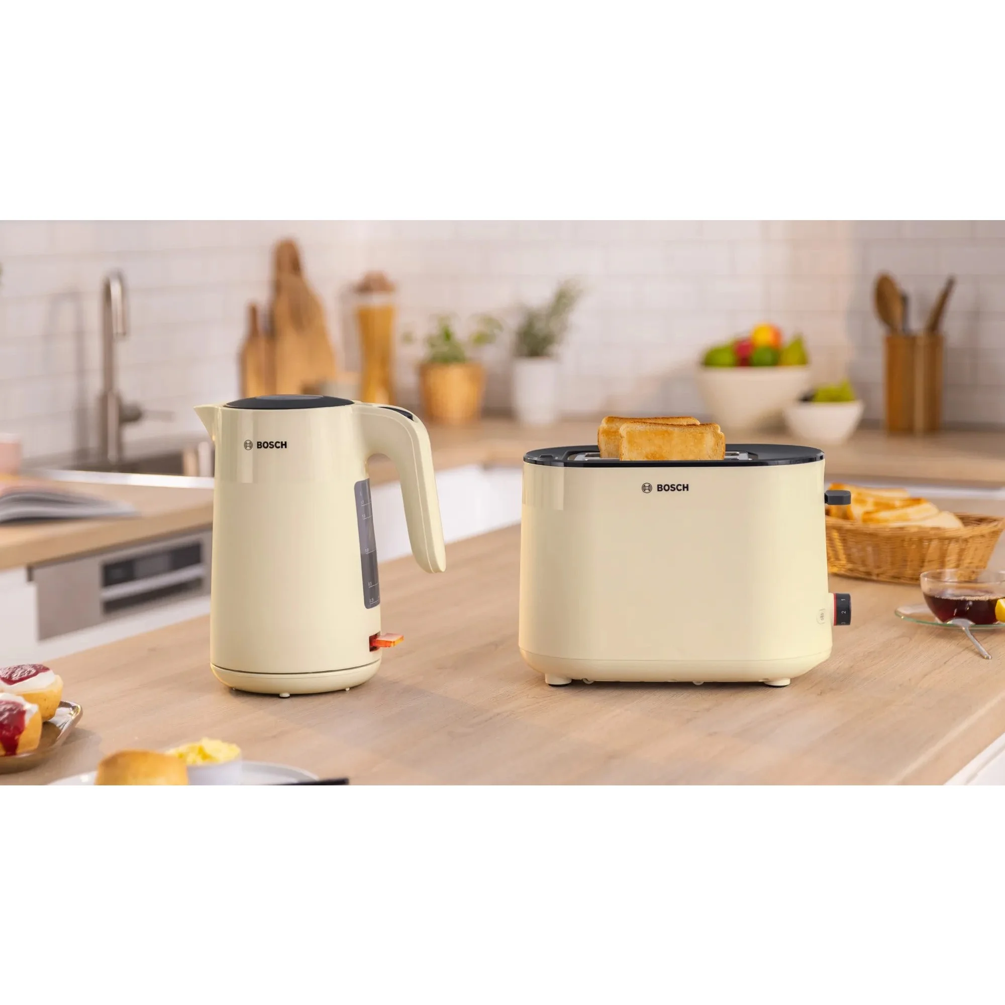 Чайник электрический Bosch TWK2M167, бежевый