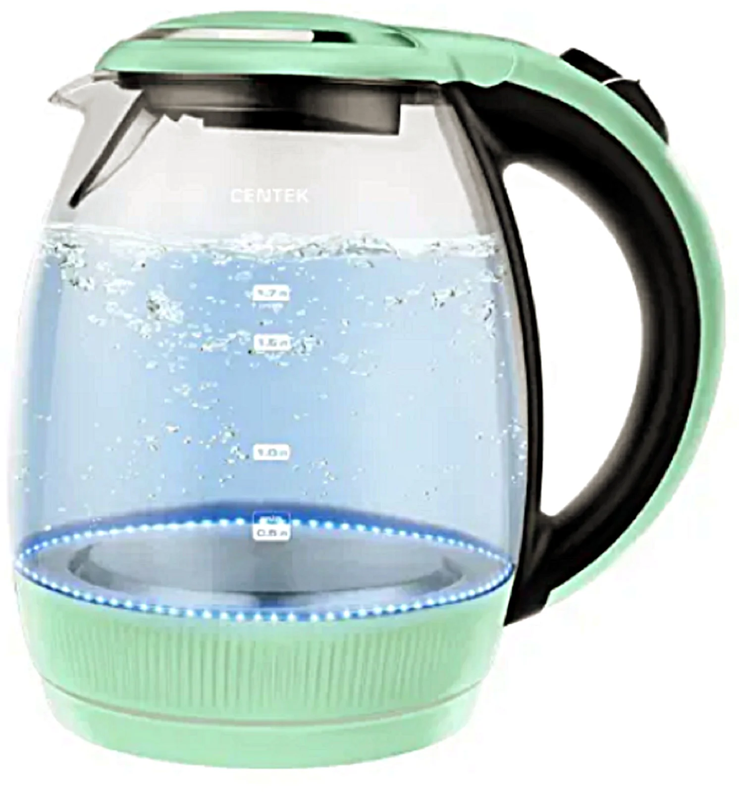 Чайник электрический Centek CT-0008 MINT стекло