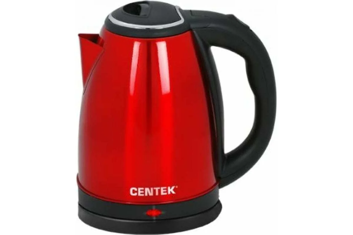 Чайник электрический Centek CT-1068 RED (красный) металл
