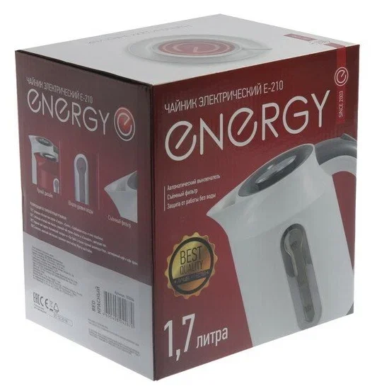 Чайник электрический Energy E-210 153084 красный