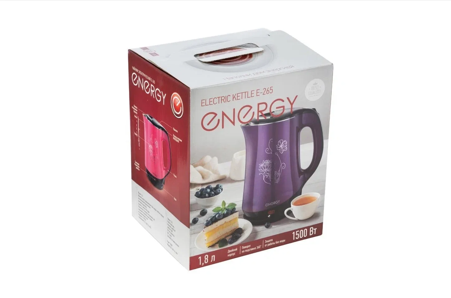Чайник электрический Energy E-265 164127 фиолетовый