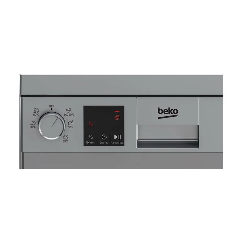 Посудомоечная машина BEKO 45CM DVS050R02S 85x44.8x60 см. 10 комплектов, механическое управление