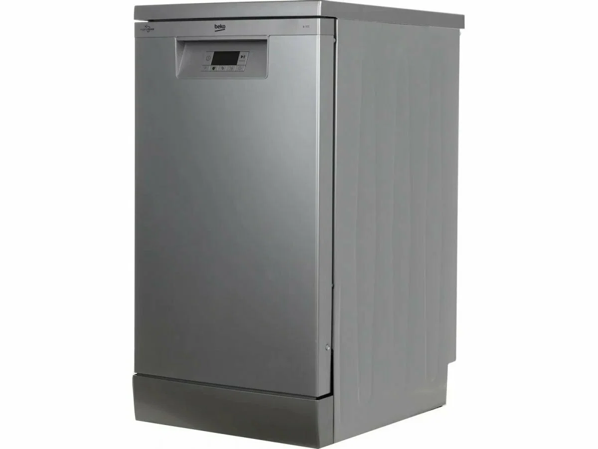 Посудомоечная машина BEKO BDFS15020S серебристый (узкая) 10 кормпл.8.7 л.,1800 Вт.,0.7 кВт·ч.,46 дБ.