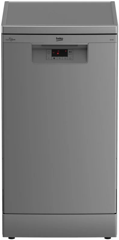 Посудомоечная машина BEKO BDFS15020S серебристый (узкая) 10 кормпл.8.7 л.,1800 Вт.,0.7 кВт·ч.,46 дБ.