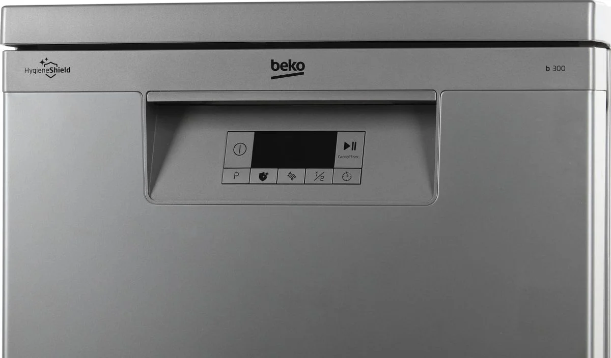 Посудомоечная машина BEKO BDFS15020S серебристый (узкая) 10 кормпл.8.7 л.,1800 Вт.,0.7 кВт·ч.,46 дБ.