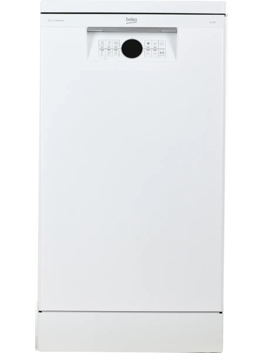 Посудомоечная машина Beko BDFS26120WQ белый, 11 комплектов, 6 программ; 45x85x60 см