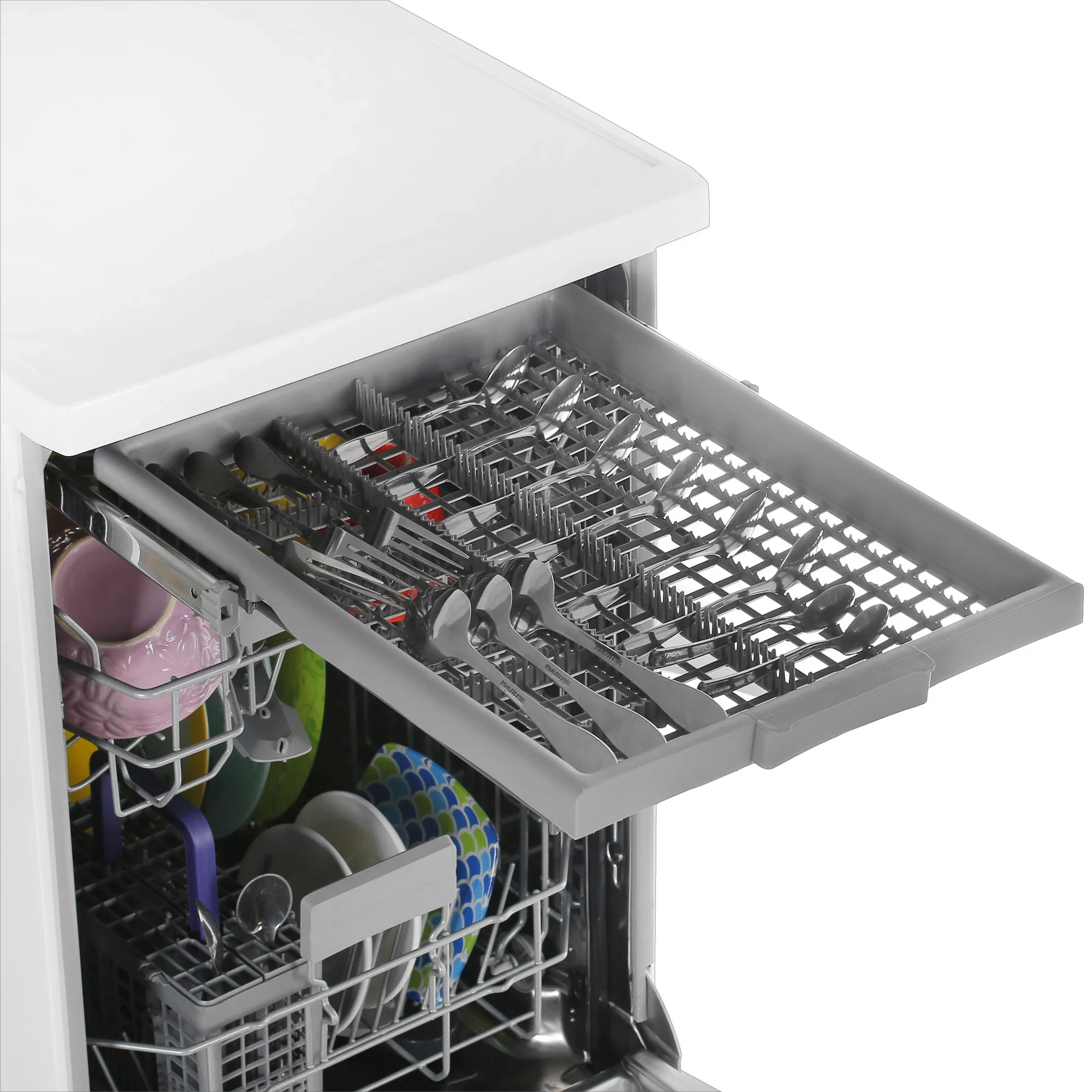 Посудомоечная машина Beko BDFS26120WQ белый, 11 комплектов, 6 программ; 45x85x60 см