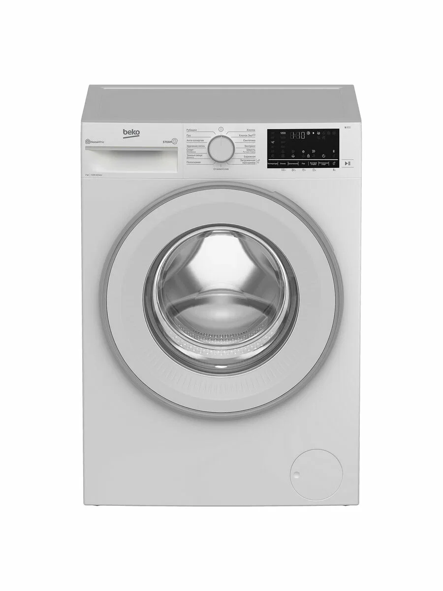 Стиральная машина Beko B3WFR572W 7 кг 1200 об/мин (84,5см/60см/49,6см) Дисплей Инвертор