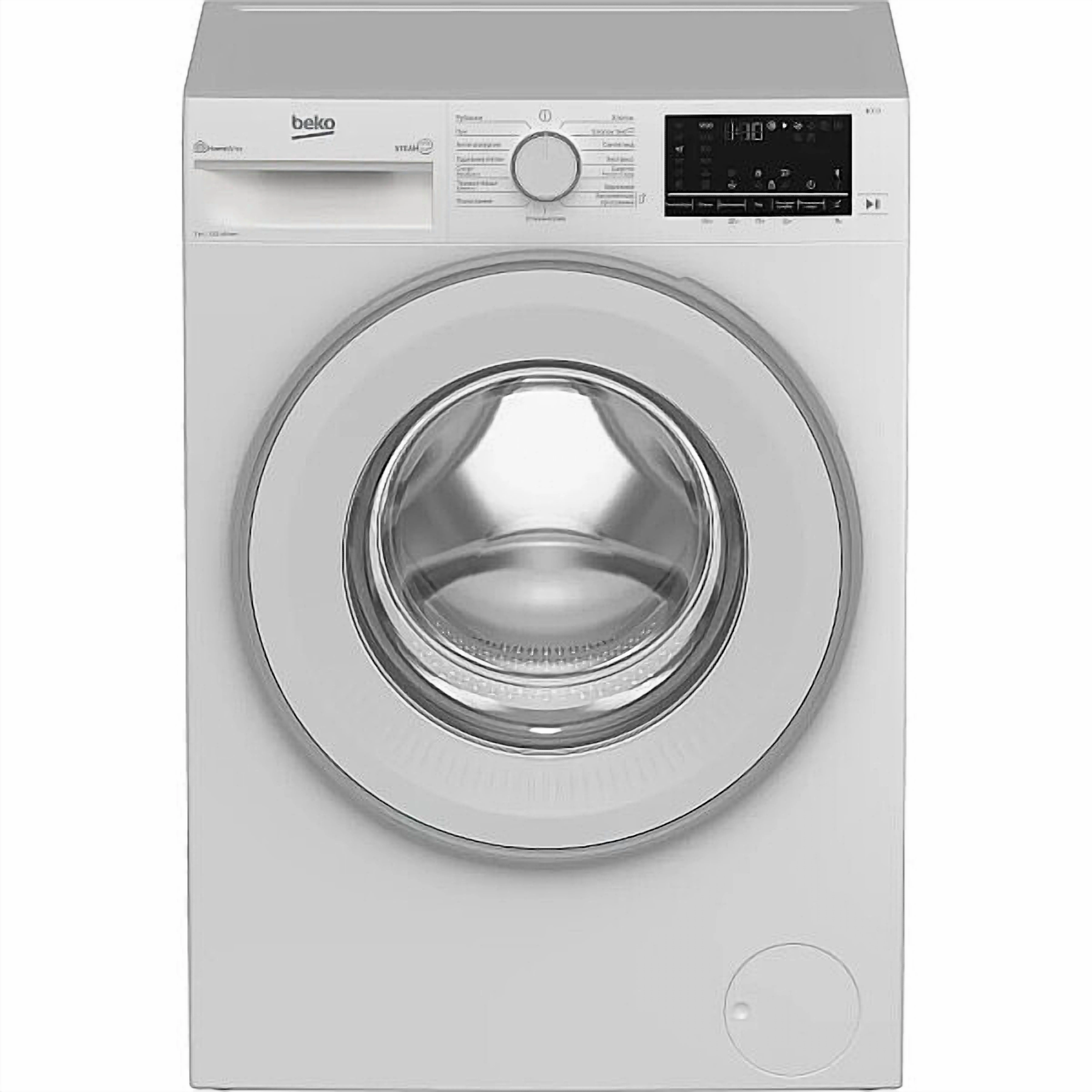 Стиральная машина BEKO B3WFR572WW кл.:A фронт. макс.:7кг белый 1200 об/мин Инверторный двигатель