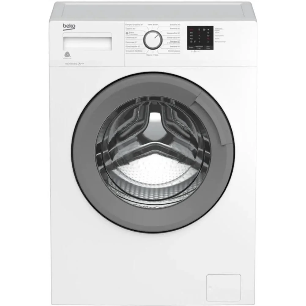 Стиральная машина BEKO RGE78511XSW 7321030003 Белый (84см/60см/45см) 7 кг, 1000 об/мин