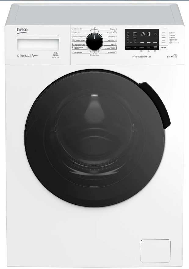 Стиральная машина Beko RSPE78612W 7кг, 1200об/мин, (84см/60см/45см) см дисплей ИНВЕРТОР!!!
