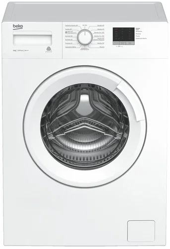 Стиральная машина Beko WRE6511ZWW дисплей 6кг белый 1000  об./мин. 60x41x85 см. 9ч. отлож