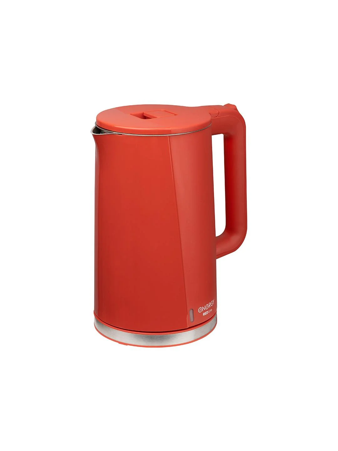 Эл,чайник ENERGY E-208 (1,7 л) 2200 Вт красный, двойной корпус