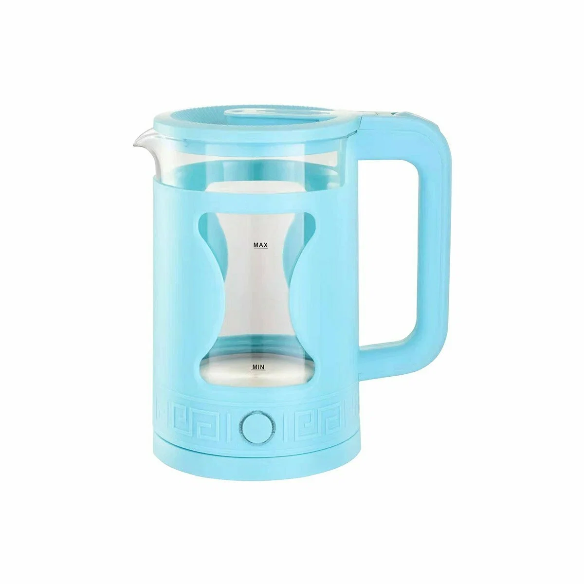 Эл,чайник ENERGY E-257 (1.5л) 1500Вт стекло, голубой