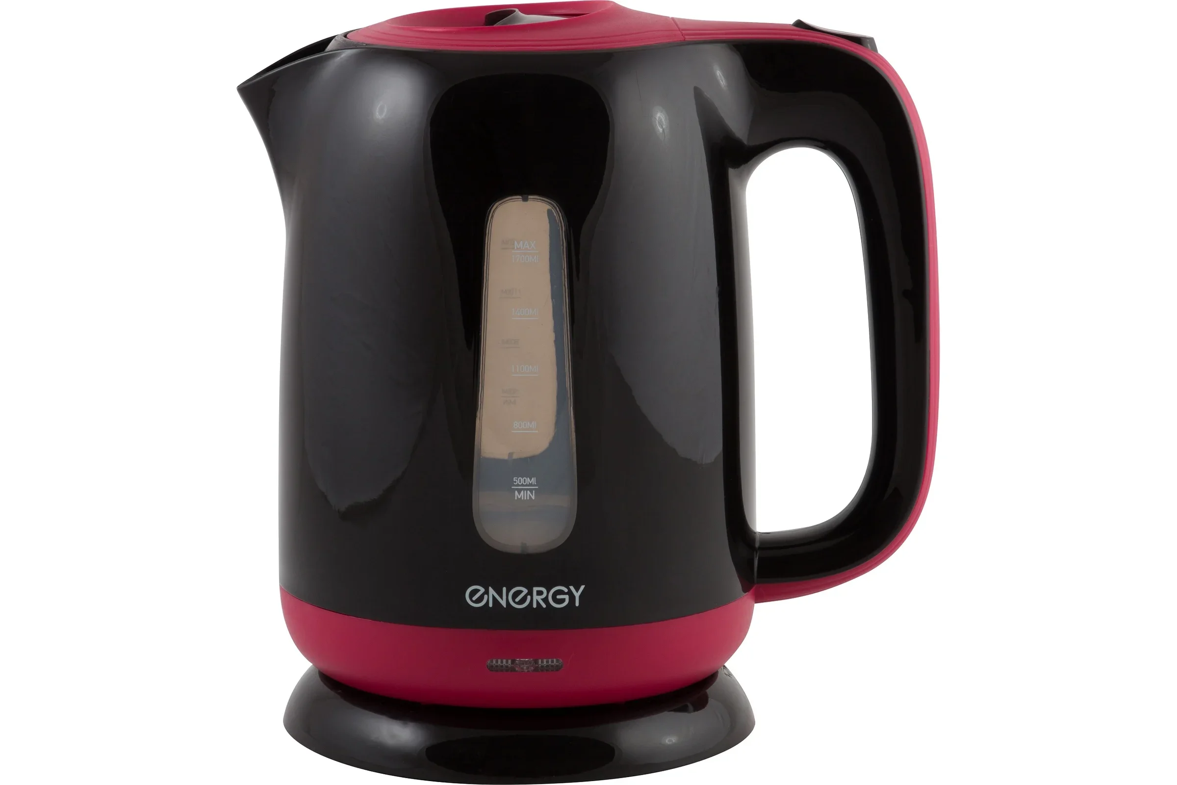 Эл,чайник ENERGY E-274 (1,7 л, диск) пластик черный