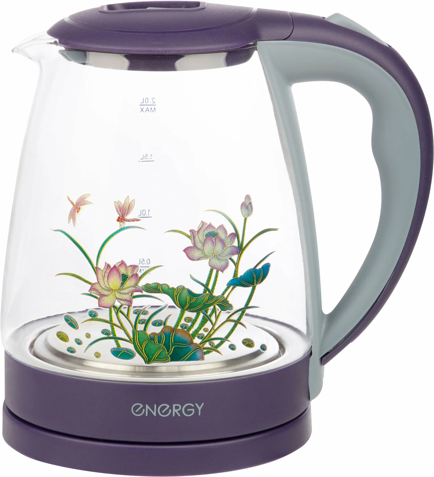 Эл,чайник ENERGY E-287 (1500 Вт, 2 л, стекло)