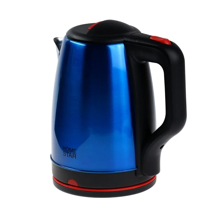 Эл,чайник Homestar HS-1003 (1,8 л) стальной, красный