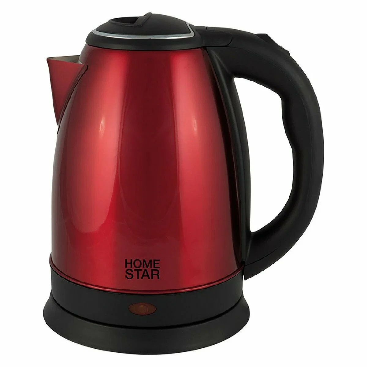 Эл,чайник Homestar HS-1010 (1,8 л) стальной, красный