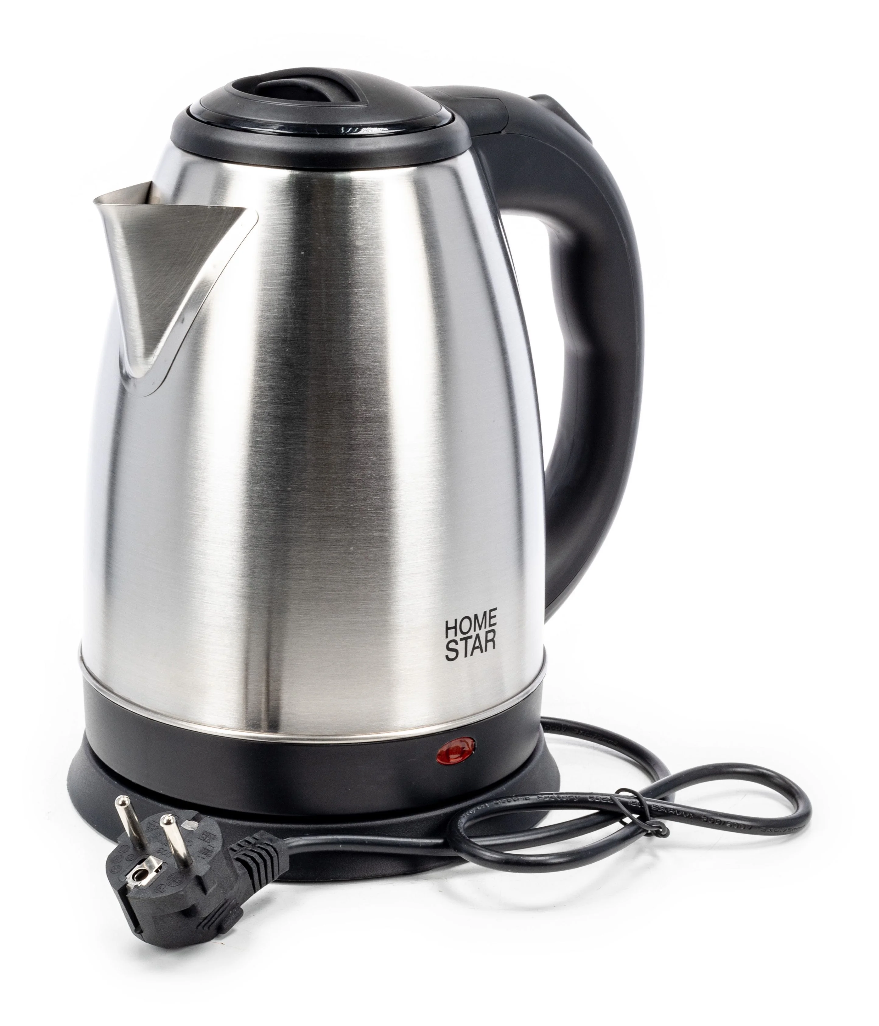 Эл,чайник Homestar HS-1010 (1,8 л) стальной, черный
