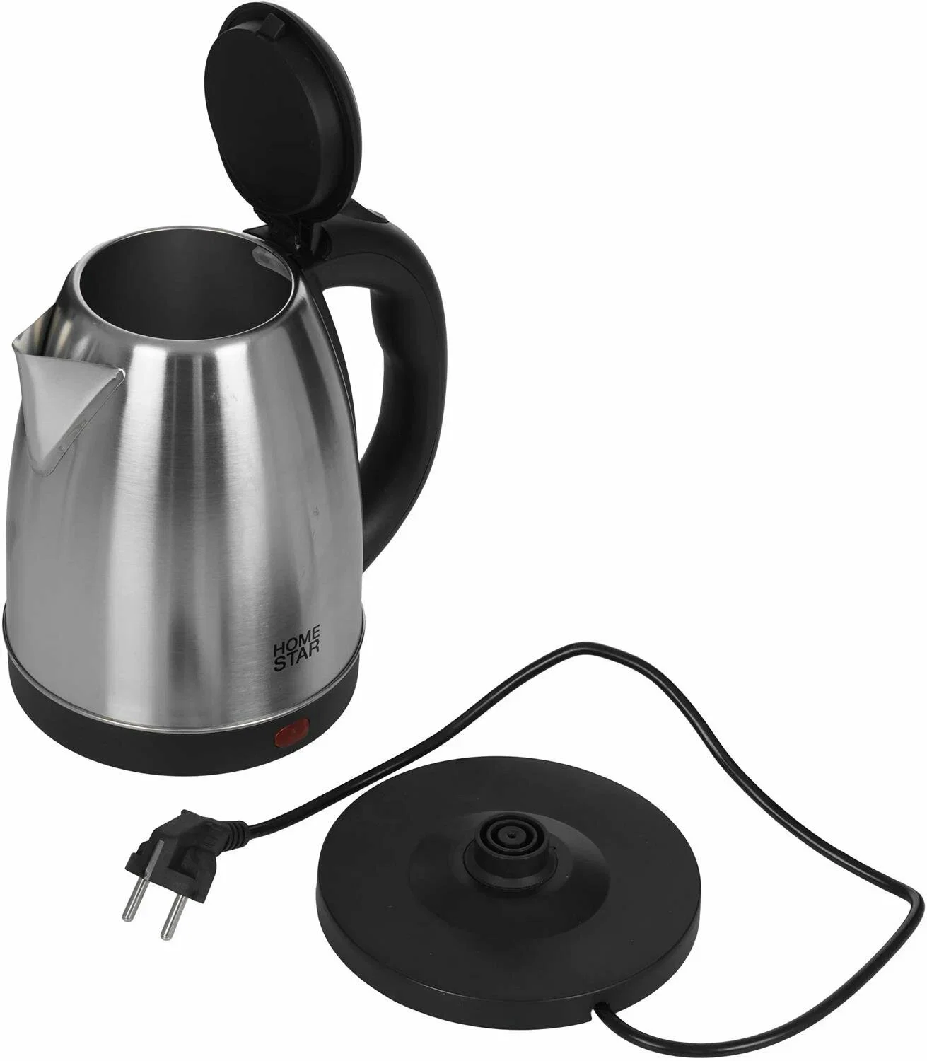 Эл,чайник Homestar HS-1010 (1,8 л) стальной, черный