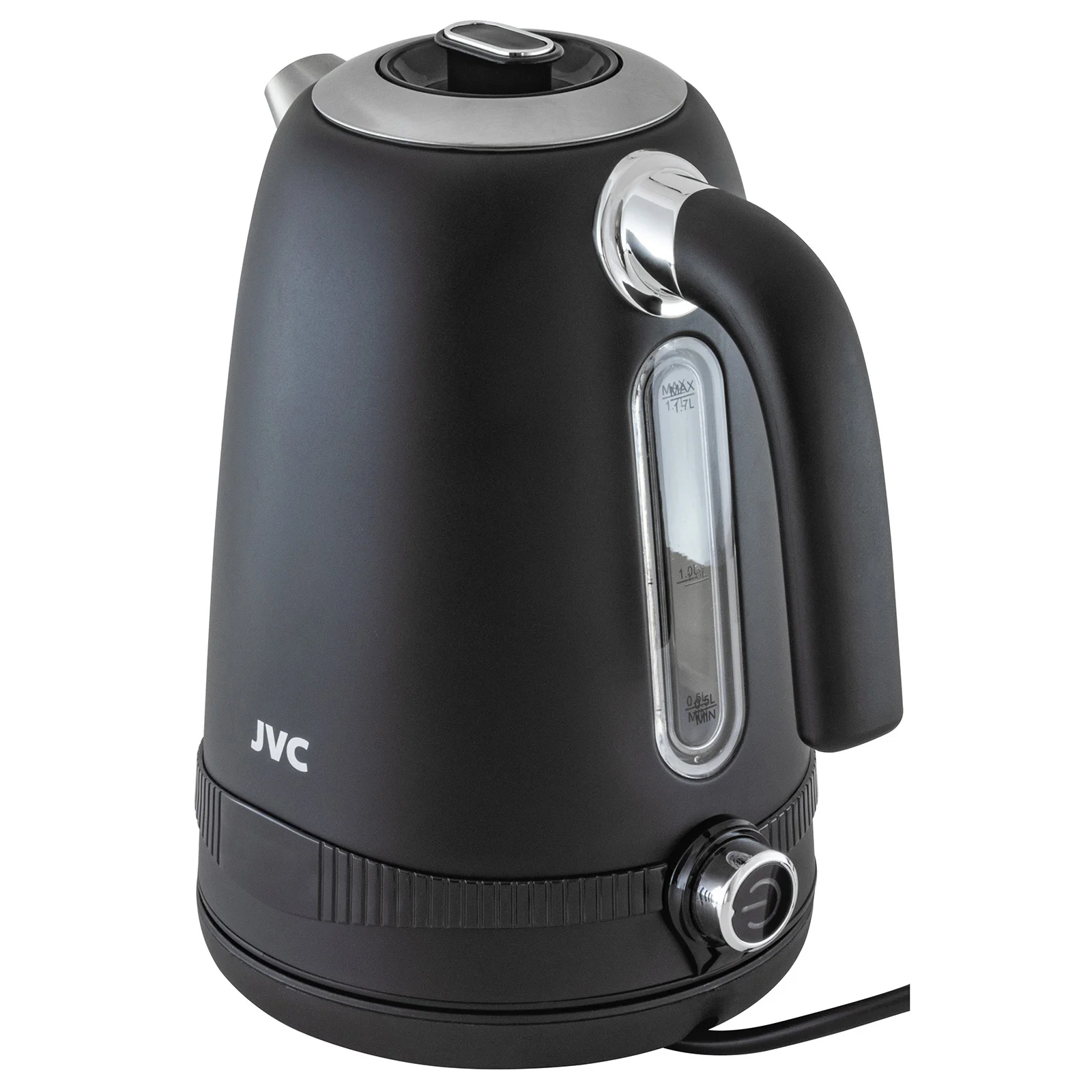 Эл,чайник JVC JK-KE1730 black  1,7 л, 2200 Вт   (металл)