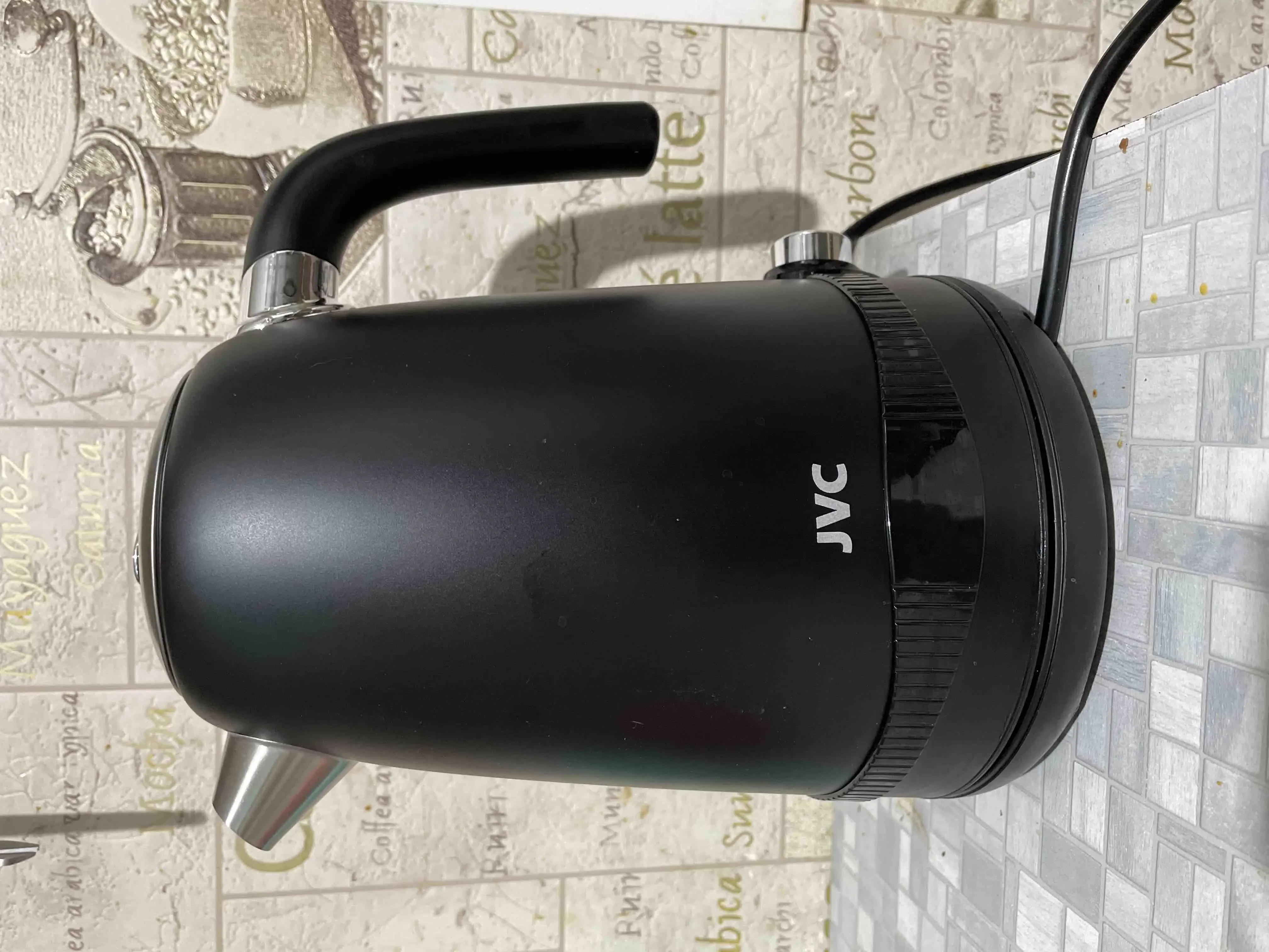 Эл,чайник JVC JK-KE1730 black  1,7 л, 2200 Вт   (металл)
