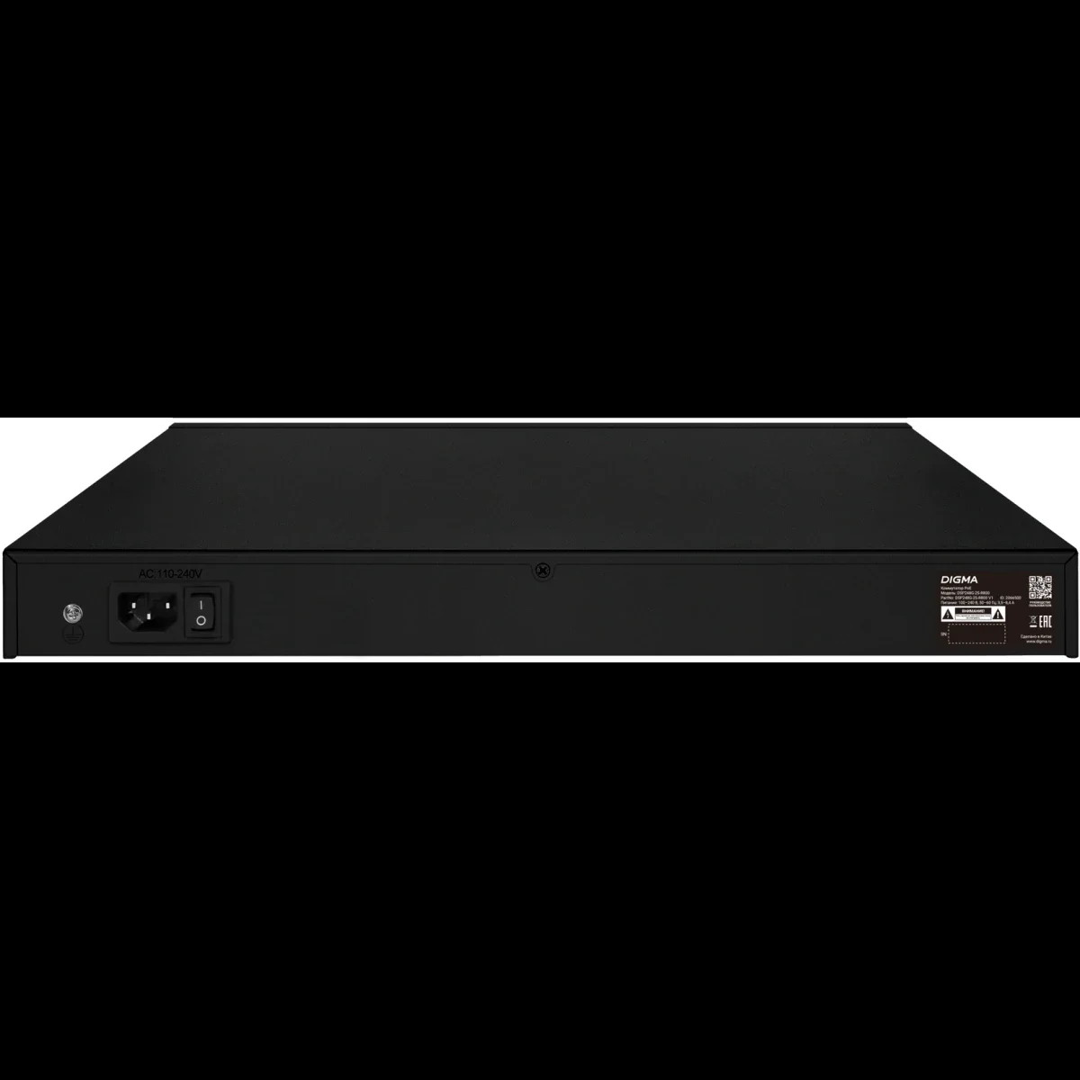 Коммутатор Digma DSP248G-2S-R800 DSP248G-2S-R800 V1 (L2) 48x1Gbит/с 2SFP 48PoE 48PoE+ 4PoE++ 800W неуправляемый