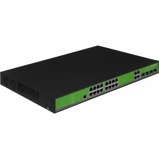 Коммутатор Digma DSP716G-4C-R300 (L2+) 16x1Гбит/с 4xКомбо(1000BASE-T/SFP) 300W управляемый